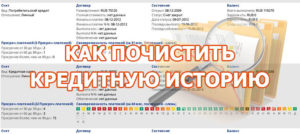 Как очистить кредитную историю в общей базе