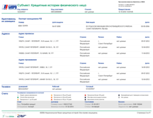 Как получить выписку из бюро кредитных историй бесплатно