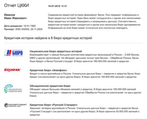 Сколько хранится кредитная история в бюро кредитных историй