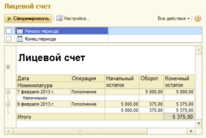 Что такое лицевой счет: как выглядит