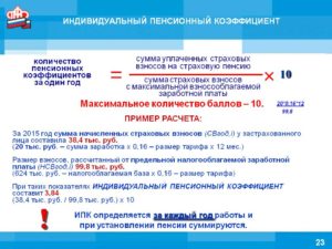 Что такое индивидуальный пенсионный коэффициент (ИПК)