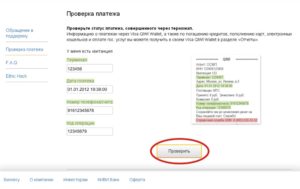 Как проверить платеж Киви по чеку
