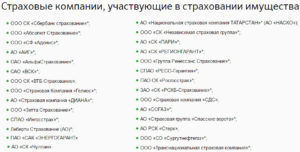 Аккредитованные страховые компании Сбербанка по ипотеке в 2019 году