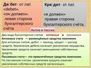 Что такое дебет и кредит в бухгалтерии простыми словами