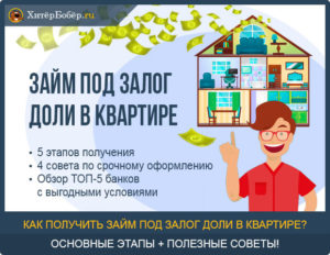 Кредит под залог доли в квартире