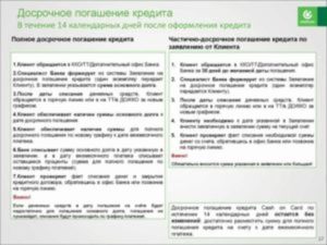 Досрочное погашение кредита ОТП Банка