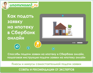 Как подать заявку на ипотеку в Сбербанке Онлайн