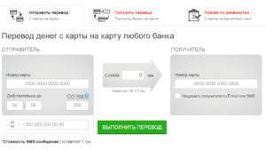 Как перевести деньги с карты Ощадбанка на карту ПриватБанка через интернет