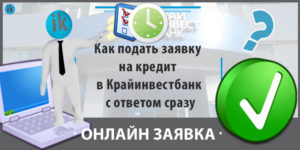 Онлайн-заявка на кредит: ответ сразу