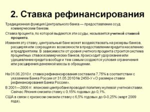 Что такое ставка рефинансирования ЦБ РФ понятным языком