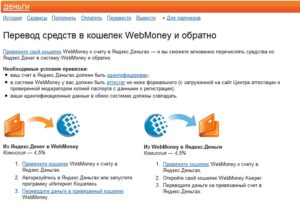 Как перевести деньги на WebMoney с Яндекс.Денег без привязки