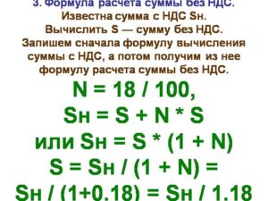 Как посчитать НДС от суммы: формула расчета