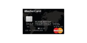 Что такое черная карта World MasterCard Black Edition