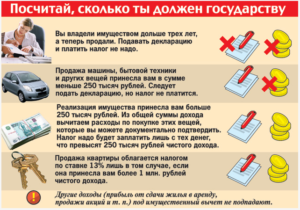 Сколько в собственности должна быть квартира чтобы не платить налог