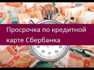 Просрочка по кредитной карте Сбербанка