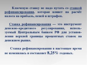 Ключевая ставка и ставка рефинансирования: в чем разница