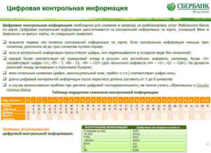 Как узнать контрольную информацию по карте Сбербанка