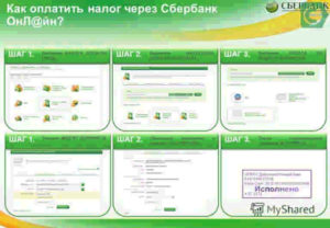 Как оплатить налоги через Сбербанк Онлайн: пошаговая инструкция