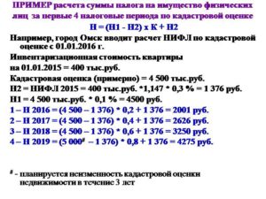 Как рассчитать налог на имущество физических лиц