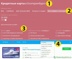 Кредитные карты УБРИР Екатеринбург: условия