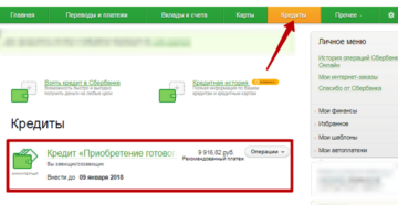 Как заплатить кредит в Сбербанк Онлайн: инструкция