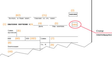 Статус плательщика 13 в платежном поручении