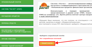 Платеж ЕРИП через интернет: что такое система Расчет