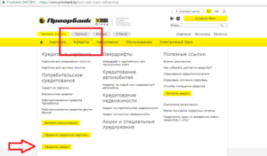 Кредиты Приорбанка на потребительские нужды