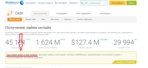 Кредит с формальным аттестатом Webmoney