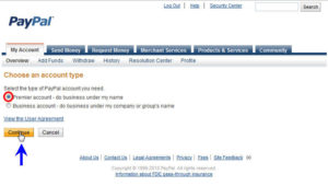 Вывод средств из системы PayPal