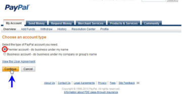 Вывод средств из системы PayPal