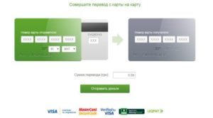 Перевод с карты на карту moneysend