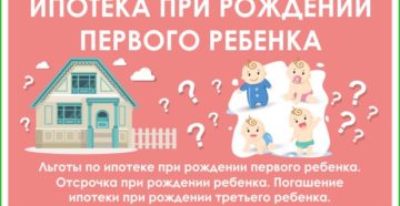 Списание ипотеки при рождении ребенка в 2019 году: помощь государства